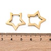 304 Stainless Steel Star Huggie Hoop Earrings LS-STAS-H156-05G-2