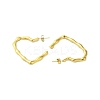 Ion Plating(IP) 304 Stainless Steel Stud Earrings EJEW-H009-01G-07-2