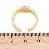 Brass Cuff Rings for Women RJEW-Z113-07G-3