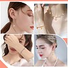 12Pcs 430 Stainless Steel Small Flower Pendants JX238A-7