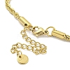 304 Stainless Steel Micro Pave Clear Cubic Zirconia Teardrop Link Bracelets for Women BJEW-Q339-01A-3