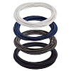 48Pcs 4 Colors Spring Bracelets Set BJEW-BC0001-12-1