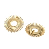 304 Stainless Steel Flower Stud Earrings for Women EJEW-U022-09G-2