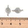 304 Stainless Steel Connector Charms STAS-D039-01P-3