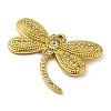 Ion Plating(IP) Real 18K Gold Plated 304 Stainless Steel Rhinestone Pendants STAS-P341-05G-01-2