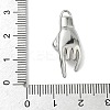 304 Stainless Steel Pendants STAS-P423-07P-3