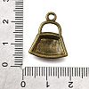 Tibetan Style Alloy Pendant Rhinestone Settings TIBE-L008-02AB-3