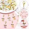 70Pcs 7 Style Acrylic & Alloy Pendant Decorations HJEW-FS00066-3