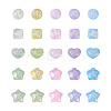 50Pcs 25 Styles Opaque Resin Cabochons CRES-BT0001-04-2