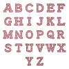 Alphabet Resin Rhinestone Patches DIY-TAC0005-45C-1