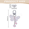 1Pc Butterfly Acrylic Pendant Decorations HJEW-LP0001-11-2