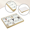 1Pc 18 Grids Imitation Leather Jewelry Trays CON-CL0001-02A-7