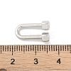 Rack Plating Brass U Shape Links Buckle for Dress Lingria Bikini Swimming Wear Accessories KK-A224-24A-P-3
