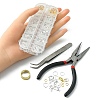 70Pcs 6 Style Zinc Alloy Lobster Claw Clasps DIY-YW0006-92-4