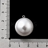 ABS Plastic Imitation Pearl Pendants FIND-H052-01K-04P-3