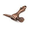 Tibetan Style Alloy Pendants AL-CBA2376-06R-2