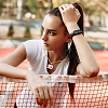 1Pc 304 Stainless Steel Figaro Chain Number Pendant Necklaces NJEW-BBC0001-28A-G-6