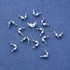 Brass End Bead Tips KK-E248-S-NF-2