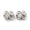 Rack Plating Alloy Beads PALLOY-Z022-16P-1
