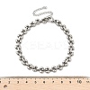 304 Stainless Steel X Link Chains Bracelets for Men & Women BJEW-D042-33P-5