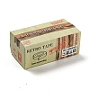 4 Rolls Retro Zipper Decorative Paper Tapes STIC-C008-01D-5