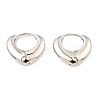 Brass Hoop Earrings EJEW-I289-13P-1