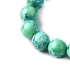 Dyed Natural Magnesite Beads Strands G-L617-D01-8mm-5