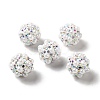 Polymer Clay Rhinestone Beads RGLA-D050-01C-2