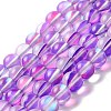 Synthetic Moonstone Beads Strands G-E573-02B-11-2