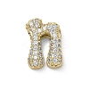 Brass Micro Pave Cubic Zirconia Pendants KK-A300-02G-N-1