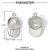 304 Stainless Steel Pendants STAS-OY001-31P-2