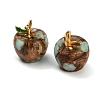 Synthetic Aqua Terra Jasper Pendants GG-CBAA20A-07G-02-2