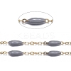 Handmade Enamel Beaded Chains CHS-I007-06G-03-1