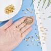 100Pcs Brass Bead KK-BC0013-53C-3