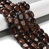 Natural Mahogany Obsidian Beads Strands LS-G-P497-01D-02-2