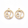 201 Stainless Steel Pendants STAS-D231-03G-1