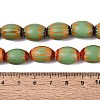 Handmade Millefiori Glass Barrel Beads LA-N002-06D-4