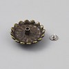 Chrysanthemum Alloy with Resin Decorative Rivets BUTT-TAC0008-09C-2