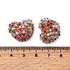 Sparkling Acrylic Heart Beads with Rhinestone Embellishment LS-OACR-NH0001-02A-01-3