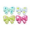 Opaque Resin Cabochons RESI-G085-02-1