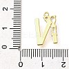 Brass Micro Pave Cubic Zirconia Pendants LS-KK-M310-01G-14-3