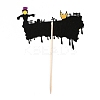 Felt Cloth & Paper Halloween Words Cake Insert Card Decoration DIY-H108-37-2