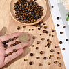 3 Strands 3 Styles Natural Grade AB Tiger Eye Round Beads Strands G-PA0001-38-3