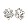 Brass Micro Pave Cubic Zirconia Pendants KK-E068-VB134-1-1
