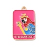 Tarot Alloy Enamel Pendants ENAM-A008-47KCG-05-1