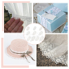 25 Yards 10 Styles Milk Fiber Embroidery Lace Trim Ribbon OCOR-DR0001-13B-5