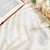 200Pcs Large Silicone Mats for Epoxy Resin Jewelry Crafts AJEW-AN0007-37-7