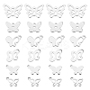 DICOSMETIC 300Pcs 6 Style 201 Stainless Steel Charms STAS-DC0002-12-1
