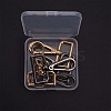 Zinc Alloy Swivel Clasps PALLOY-PH0012-65-6