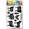 PVC Plastic Clear Stamps DIY-WH0618-0219-8